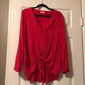 Urban outfitters red top